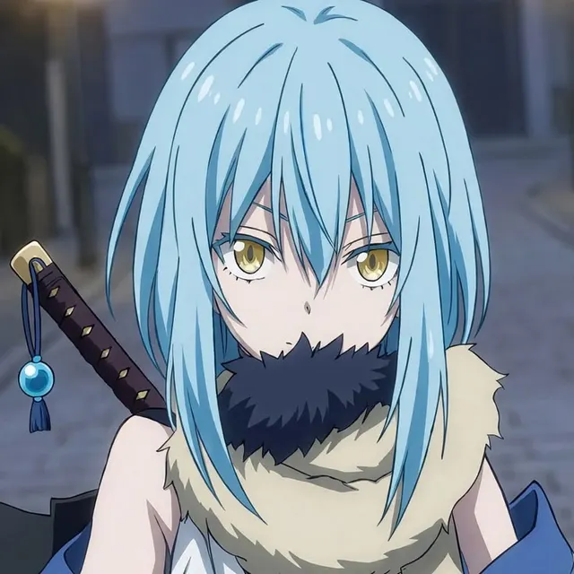Figure Rimuru mata emas dari koleksi figure